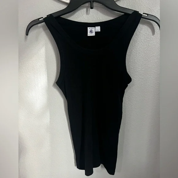 Petit Bateau Black Women's Tank Top - Picture 1 of 3